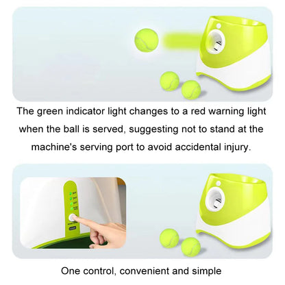 Automatic Dog Ball Launcher – Interactive Tennis Throwing Machine for Dogs - Top Dogg Brand