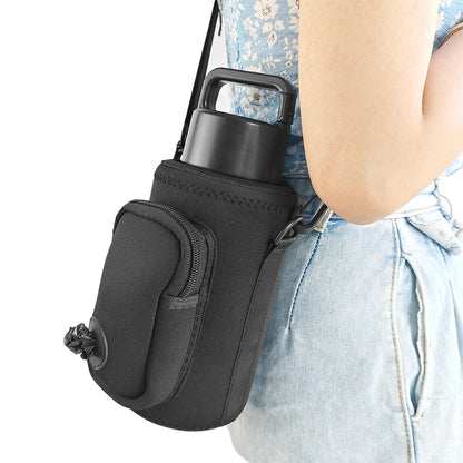 OKKPETS 32Oz Portable 3 in 1 Pet Water Bottle Stainless Steel Pet Insulated Feeder Travel Outdoor 34Oz Pet Bowl Dog Food Cup - Top Dogg Brand