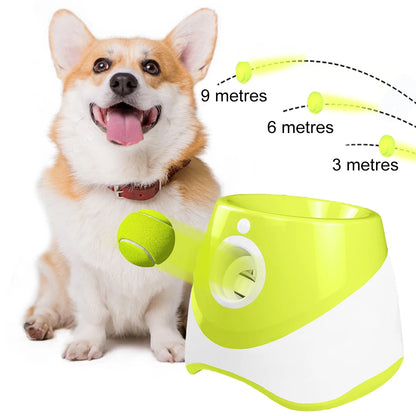 Automatic Dog Ball Launcher – Interactive Tennis Throwing Machine for Dogs - Top Dogg Brand