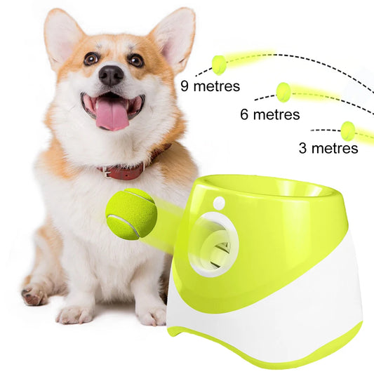 Automatic Dog Ball Launcher – Interactive Tennis Throwing Machine for Dogs - Top Dogg Brand