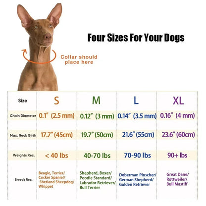 Dog Training Collar Prong Collar with Quick Release Buckle & Nylon Cover Pet Dog Spike Pinch Collar - Top Dogg Brand