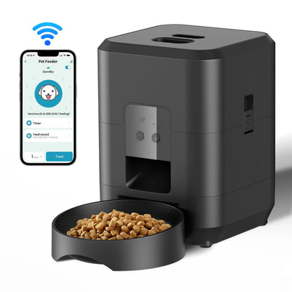 Smart Automatic Pet Feeder – Timed Food Dispenser for Cats & Dogs with Portion Control - Top Dogg Brand