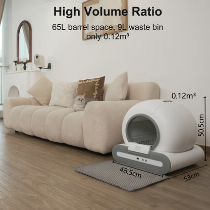 DOEL  Automatic Cat Litter Box Self Cleaning with App Control & Cat Litter Mat Smart Cat Toilet for Multiple Large Cats - Top Dogg Brand