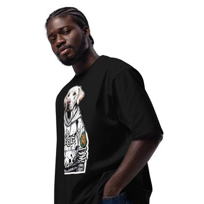 Oversized Heavyweight Top Dogg Shirt