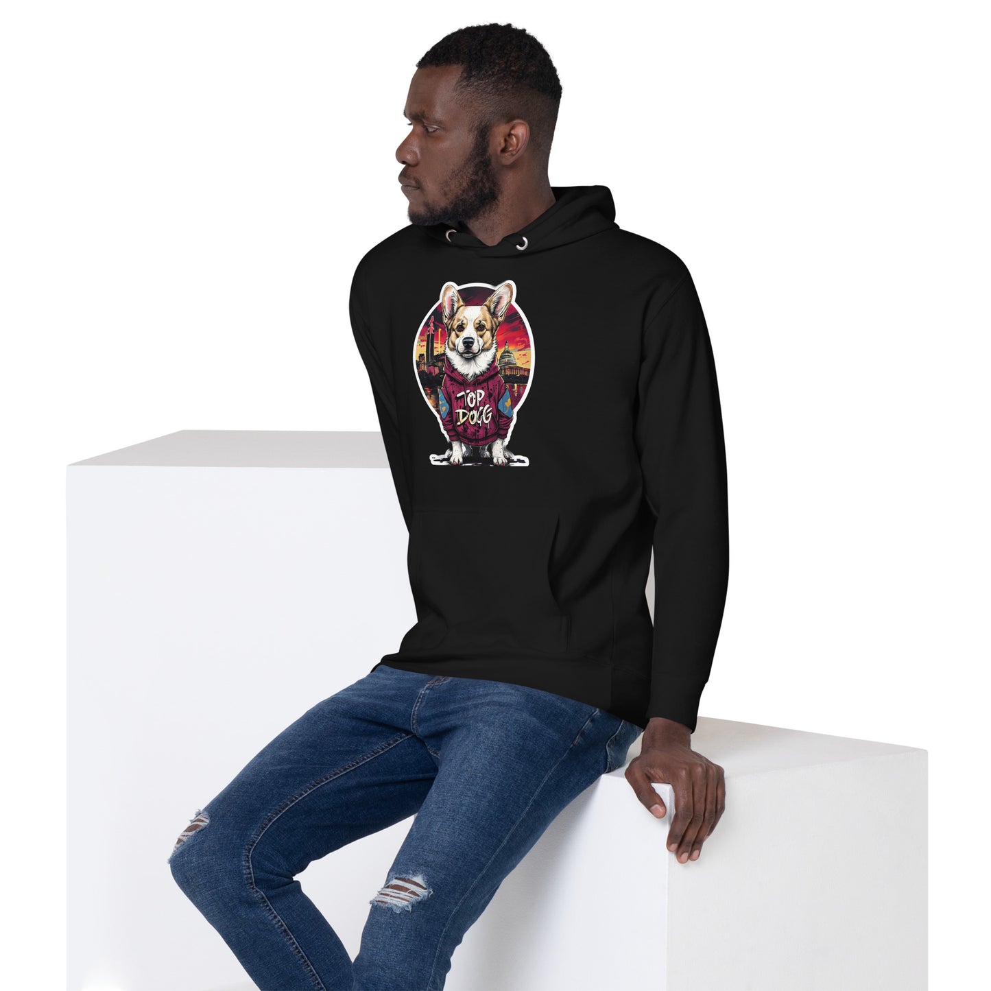 Top Dogg Corgi Hoodie